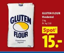 Lidl GLUTEN FLOUR Hvedemel tilbud