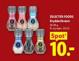 Lidl ZELECTED FOODS Krydderikværn tilbud