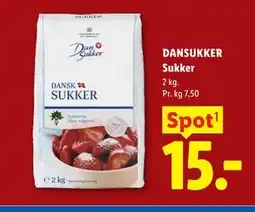 Lidl DANSUKKER Sukker tilbud