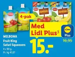 Lidl MILBONA Fruit King Safari Squeezers, App-pris tilbud
