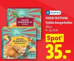 Lidl FOOD FESTIVAL Fyldte burgerboller tilbud