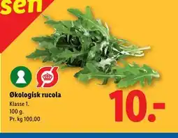 Lidl Økologisk rucola tilbud