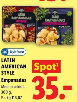 Lidl LATIN AMERICAN STYLE Empanadas tilbud