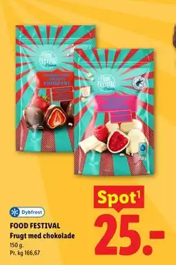 Lidl FOOD FESTIVAL Frugt med chokolade tilbud