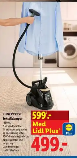 Lidl SILVERCREST Tekstildamper tilbud