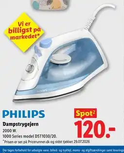 Lidl PHILIPS Dampstrygejern tilbud