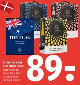 Coop 365 Savanna eller The Flag i boks tilbud