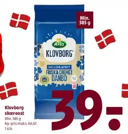 Coop 365 Klovborg skæreost tilbud