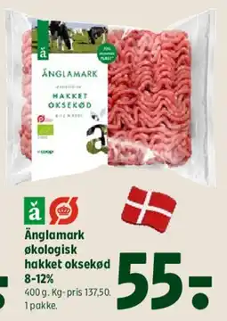 Coop 365 Änglamark økologisk hakket oksekød 8-12% tilbud