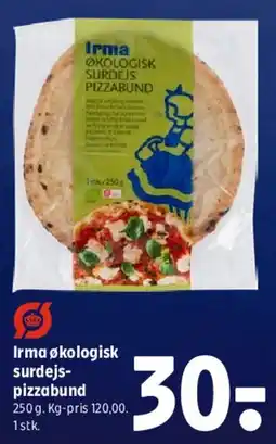 Coop 365 Irma økologisk surdejs-pizzabund tilbud