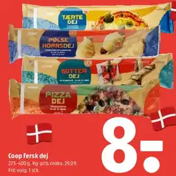 Coop 365 Coop fersk dej tilbud