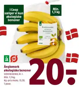 Coop 365 Änglamark økologiske bananer tilbud