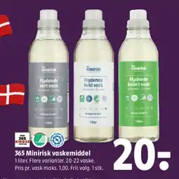 Coop 365 365 Minirisk vaskemiddel tilbud