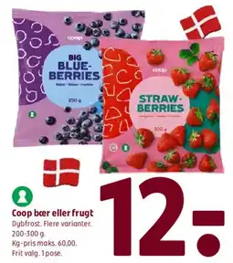 Coop 365 Coop bær eller frugt tilbud