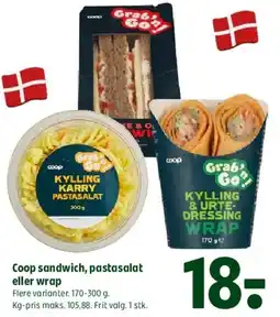 Coop 365 Coop varmrøget-, røget-, gravad laks eller rejer tilbud