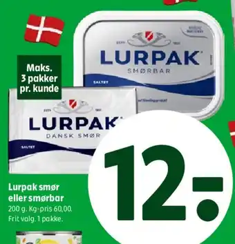 Lurpak smør eller smørbar