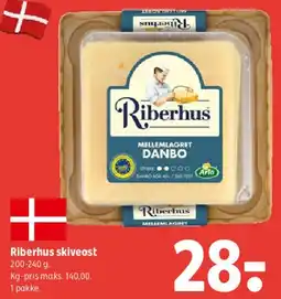 Coop 365 Riberhus skiveost tilbud