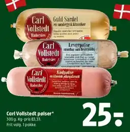 Coop 365 Carl Vollstedt pølser tilbud