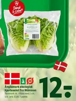 Coop 365 Änglamark økologisk hjertesalat tilbud
