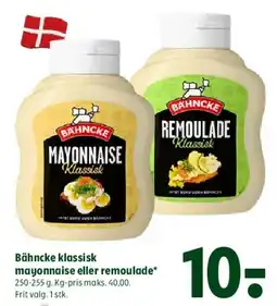 Coop 365 Bähncke klassisk mayonnaise eller remoulade tilbud