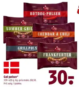 Coop 365 Gøl pølser tilbud