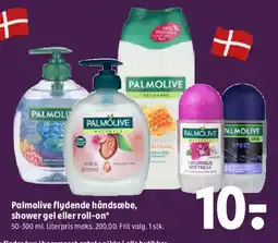 Coop 365 Palmolive flydende håndsæbe / shower gel / roll-on tilbud