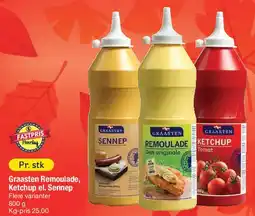 Fakta Tyskland Graasten Remoulade / Ketchup / Sennep tilbud