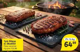 Fakta Tyskland Tysk Ribeye el. Oksefilet tilbud