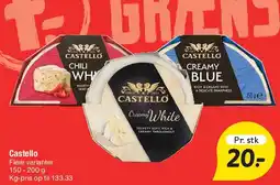 Fakta Tyskland Castello (cream & white varieties) tilbud
