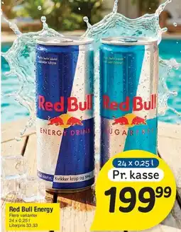 Fakta Tyskland Red Bull Energy (kasse) tilbud