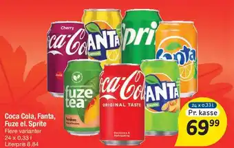Fakta Tyskland Coca Cola, Fanta, Fuze el. Sprite tilbud