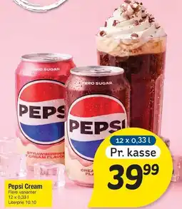Fakta Tyskland Pepsi Cream tilbud