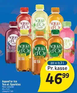Fakta Tyskland Aqua d'Or Ice Tea / Sparkles tilbud