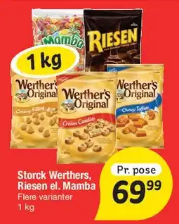 Fakta Tyskland Werthers / Riesen / Mamba tilbud