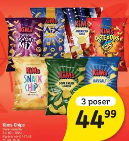 Fakta Tyskland Kims Chips tilbud