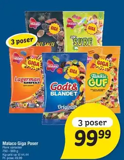 Fakta Tyskland Malaco Giga poser tilbud