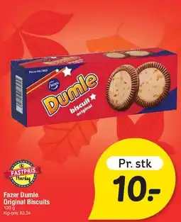Fakta Tyskland Fazer Dumle Original Biscuits tilbud