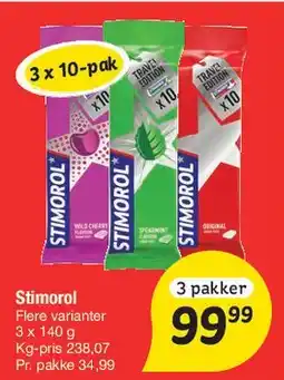 Fakta Tyskland Stimorol tilbud