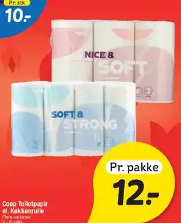 Fakta Tyskland Coop Toiletpapir el. Køkkenrulle tilbud