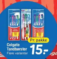 Fakta Tyskland Colgate Tandbørster (pakke) tilbud