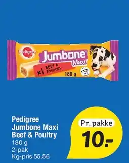 Fakta Tyskland Pedigree Jumbone Maxi Beef & Poultry tilbud
