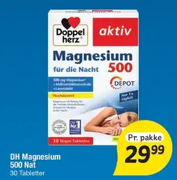Fakta Tyskland Magnesium 500 für die Nacht tilbud