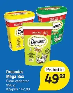 Fakta Tyskland Dreamies Mega Box tilbud