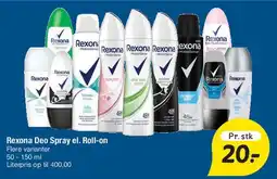 Fakta Tyskland Rexona Deo Spray el. Roll-on tilbud
