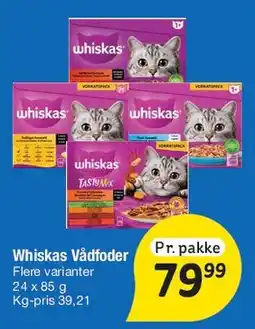 Fakta Tyskland Whiskas Vådfoder tilbud
