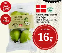 Dagli'Brugsen Clara Friis pærer fra Fejø tilbud