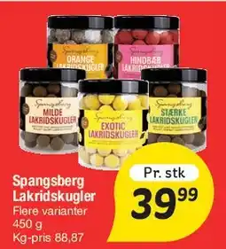 Fakta Tyskland Spangsberg Lakridskugler tilbud