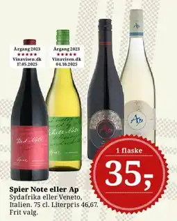 Dagli'Brugsen Spier Note eller Ap tilbud