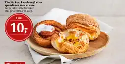 Dagli'Brugsen Birkes, kanelsnegl eller spandauer med creme tilbud