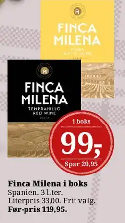 Dagli'Brugsen Finca Milena i boks tilbud